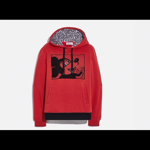Coach Jackets & Blazers - Coach x Disney X Keith Haring Mickey Mouse Hoodie